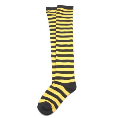 Striped Socks Women's Pinstripe Eye-catching Stockings